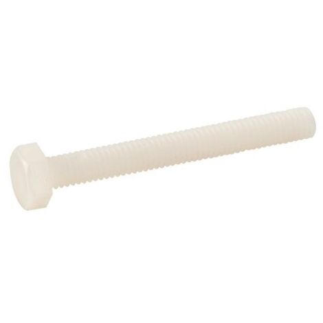 Vis tête hexagonale - Filetage Total - Nylon 6.6 10x40 mm - Boîte de 100 (1/4)