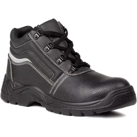 Chaussures de sécurité hautes MASTER S1P SRC en cuir grainé Barton noir P46 - MASTER18