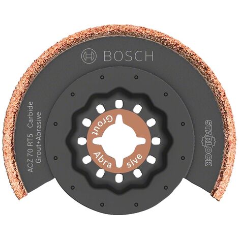 Bosch – Lame de scie segmentée pour matériaux abrasifs – Coupe fine 65 mm – Système Starlock – 2608661692 - ACZ 65 RT