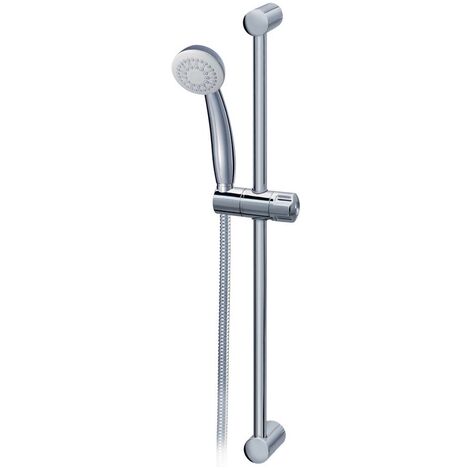 Porcher AQUA ensemble de douche chromé avec barre métal (1/5)