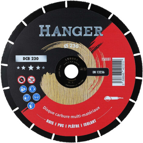 Disque carbure multi-matériaux 230mm - Hanger - 150081