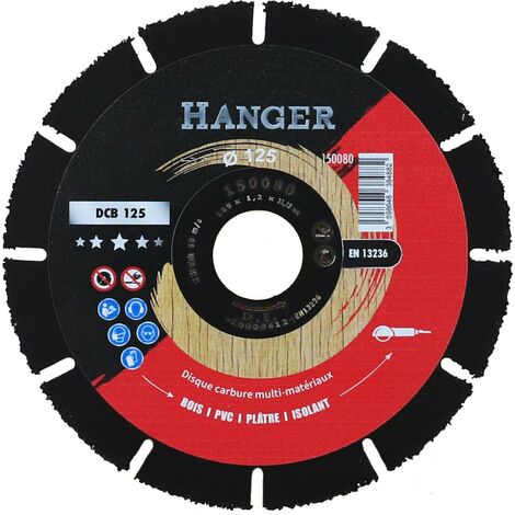 Disque carbure multi-matériaux 125mm - Hanger - 150080