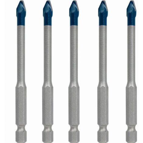 Coffret de 5 forets pour tuiles HardCeramic HEX-9 6mm - BOSCH EXPERT - 2608900599