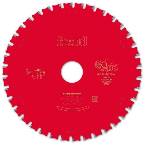 Lame de scie circulaire multi-matériaux 190mm 38 dents pour bois dur et métal – Revêtement PermaShield – F03FS10041 – Freud