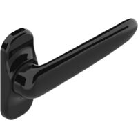 La Croisee Ds – Béquille simple porte Diane aluminium 8mm noire – Saillie réduite pour espaces restreints – DS6478013