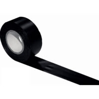 RUBAN ADHÉSIF PVC SOUPLE NOIR 50X25X013MM - RUBAFLEX - ARP2550