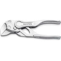 KNIPEX 86 04 100 Pince-clé XS pince et clé à la fois surface rugueuse avec reliefs chromée 100 mm