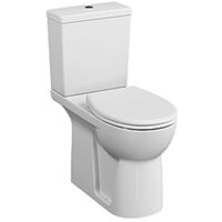 Vitra – Pack WC surélevé adapté PMR – Sortie universelle – Hauteur de siège 480 mm – Réservoir céramique 3/6 litres – 9832B0037200