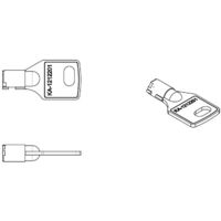 La Croisee Ds – Clé de sécurité pour coulissants aluminium – Butée amovible pour ouverture sécurisée – Installation simplifiée avec cale 3mm – Ventilation maîtrisée - DS2353