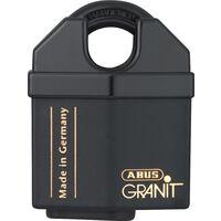 Abus – Cadenas à clé GRANIT Plus 60mm – Acier durci – Anse de 55mm – Résistant à la corrosion – Sécurité renforcée pour objets de valeur