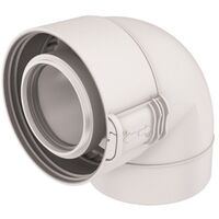 Coude 87° Rolux condensation D60/100mm PPTL/PP sekurit - UBBINK - 229232