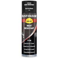 Rust-Oleum – Peinture antirouille haute température 500ml – Aérosol résistant jusqu'à 650°C – Pour acier non revêtu et surfaces légèrement rouillées