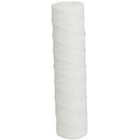 Cartouche filtrante bobinée 9'' 3/4 25µm – Filtration 25μm pour éliminer rouille et sable – Débit 4 m³/h – Pression 3 bars – 101238 – Merkur
