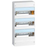 Legrand – Coffret Drivia 13 modules IP30 IK05 blanc 3 rangées – Installation en saillie – Auto-extinguible 750°C – 401213