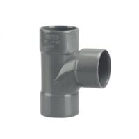 Té pied de biche culotte PVC double Femelle 87°30 D50 - WAVIN - 3026024