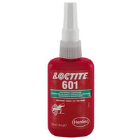 Pâte à joints verte Loctite, Force Haute, Bouteille avec Liquide 50 ml, -55 +150 °C Loctite 601 ( Prix pour 1 )