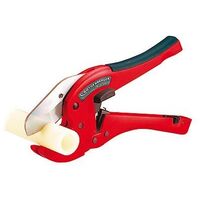 Rothenberger – Coupe-tube PVC Rocut TC50 – Lame inox bords en V – Ouverture automatique – Support large pour coupes précises – 52010