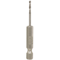 Bosch – Mèche à bois 2 mm 2608595518 – Longueur 62 mm – Queue hexagonale 1/4" – Pour bois dur et tendre – 1 pièce