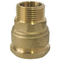Raccord droit P.E mâle 25-1 - SOMATHERM - 846-25-26S