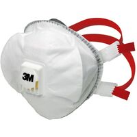 Boîte de 5 masques respiratoires coques jetables série 8835+ FFP3 RD avec soupape - 3M - 7100081542
