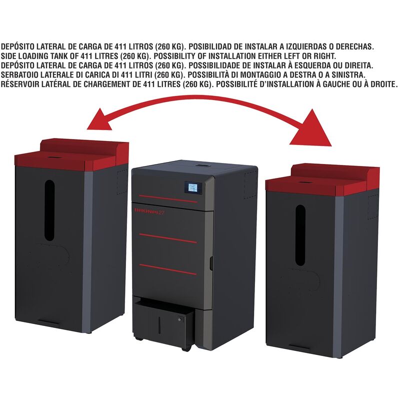 deposito anexo para hydroconfort 23/27 capacidad 260 kilos