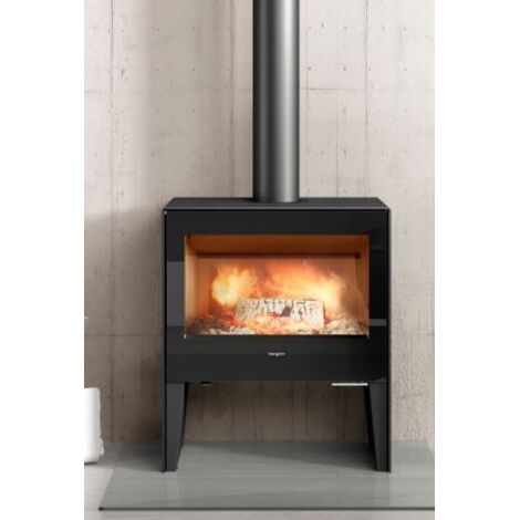 estufa de leña hergom modelo glance l