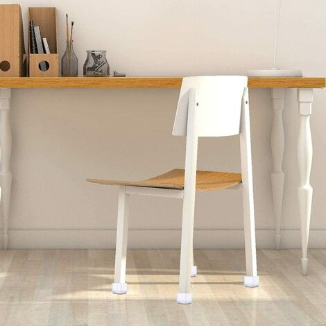 für Tische verhindern Kratzer Möbel Silikon Tischfüße 24 Stück Stuhlbein-Bodenschoner Holzbodenschutz transparent
