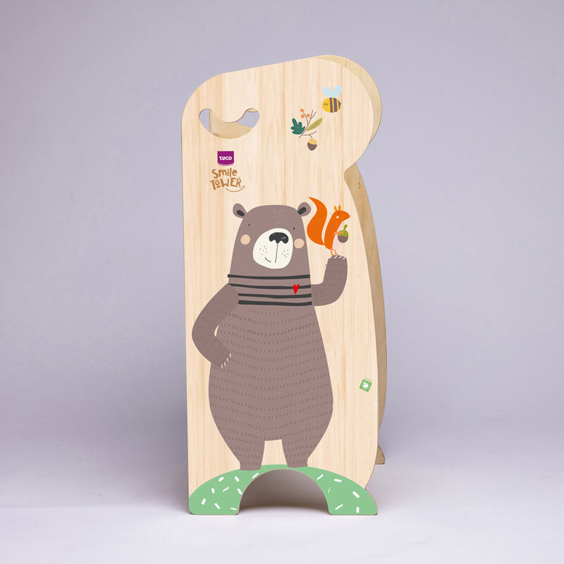 Onlywood Torretta Montessori MAGICWOOD con Disegni Colorati