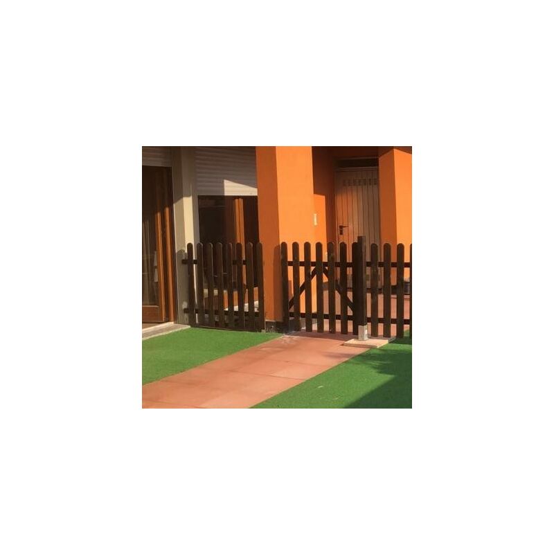 Cancello in Legno per Giardino 100 X 195 h. cm - Trattato a pressione -  Onlywood