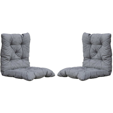 Set cuscini ATLANTA colore Grigio - 2 pezzi (1/2)