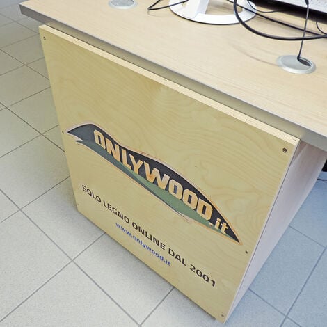 Onlywood Compensato Pioppo spessore 10 mm - 830 x 400 mm - Confezione  Risparmio 5 Pezzi
