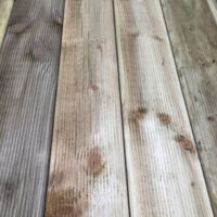 Onlywood Listone Legno per Esterno 240 x 9 x 1,9 cm in Pino Trattato in Autoclave