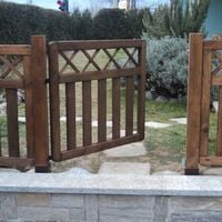 Cancello in Legno per Giardino 100 X 195 h. cm - Trattato a pressione -  Onlywood