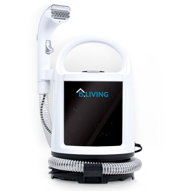 Hydropower Clean - Mini Shampouineuse Portable Pour Canapé, Tapis, Siège Auto | Nettoyage Vapeur + Aspiration, 2 Réservoirs