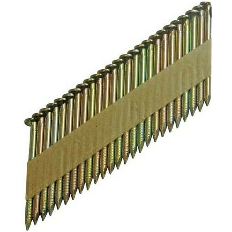 2500 clous de charpente anneles galvanises de 2.9 x 65 mm