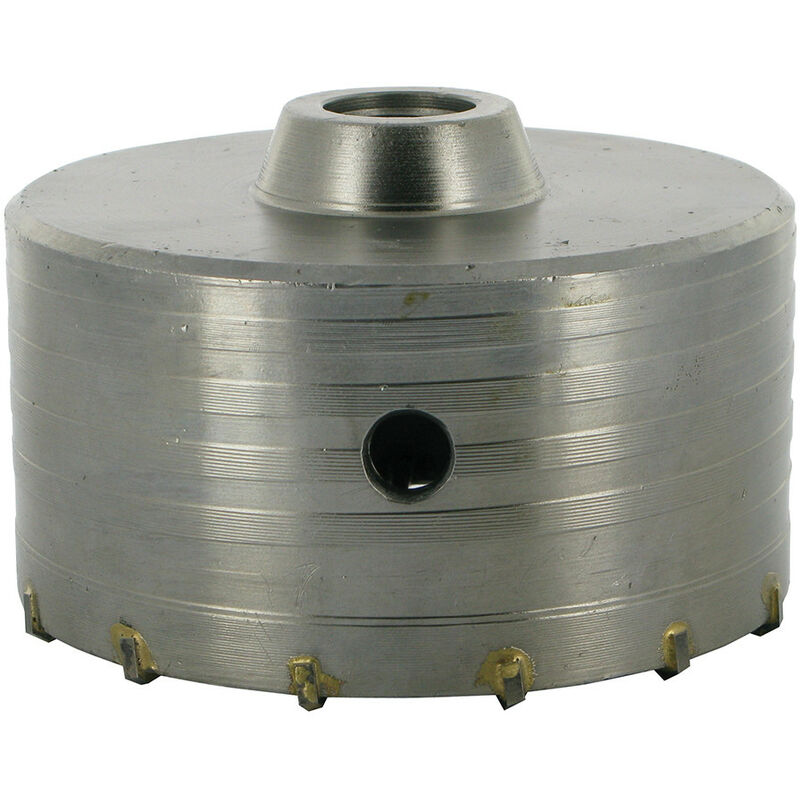 Scie cloche trepan tct de 115 mm tranchants en carbure 1/2 bsp