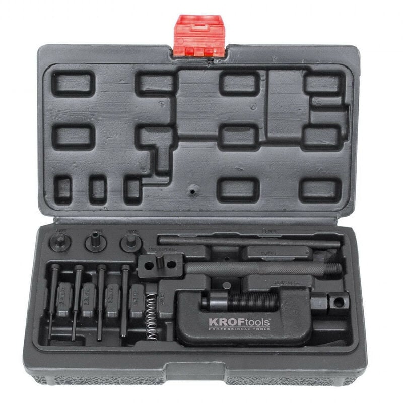 Coffret outil rive et derive chaine moto, monter demonter