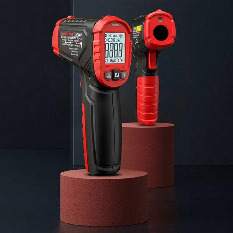 Thermometre laser infrarouge industriel sans contact -50 à 600°c