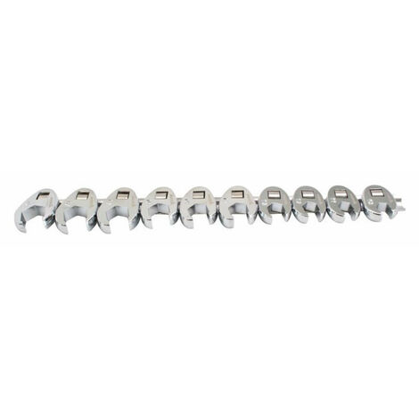 Clé à fourche extra plate 14/17mm pour visser ou dévisser des écrous de lustrerie M10 et M12