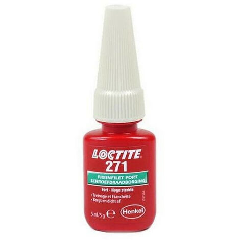 Loctite 271 frein filet professionnel fort haute resistance 5 ml (1/2)