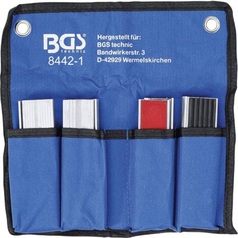 Jeu de mors de protection pour etau aluminium 125 mm - 8 pièces