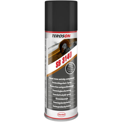 Teroson sb 3140 - antigravillonnage noir blackson spray aÉrosol - 500 ml