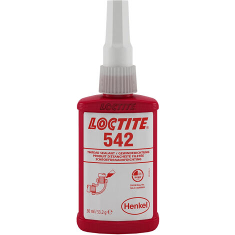 Etancheite raccords filetee tuyaux et raccords - loctite 542 - 50 ml (1/3)