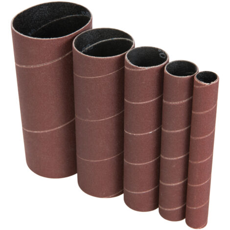 Lot de 5 manchons de poncage en oxyde d aluminium 114 mm grain 240 (1/2)