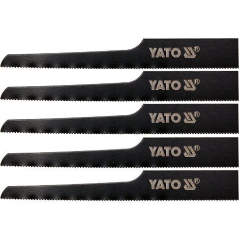 5 lames pour scie sabre pneumatique 24 dents au pouce (24 tpi)