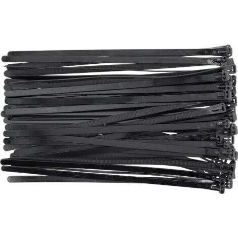 Lot 50 colliers rilsan attache fils reutilisables serre cables 7.6 x 250mm (1/4)