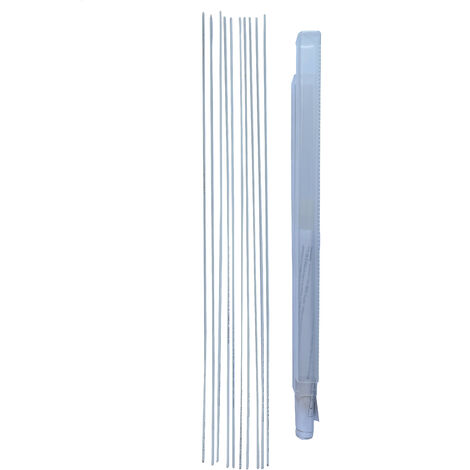 Baguettes de brasage laiton 2 mm enrobe pour soudobrasure brasure fer 10 pièces