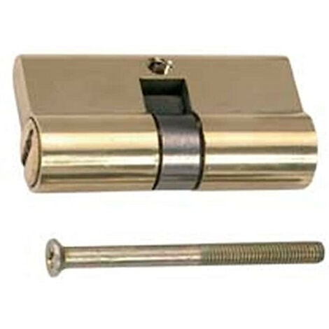Barillet 40/40 cylindre de serrure 80 mm en laiton avec 5 cles
