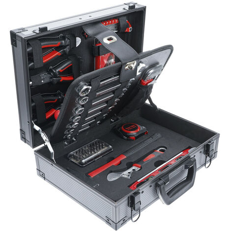 Caisse a outils en aluminium - 66 pièces (1/5)