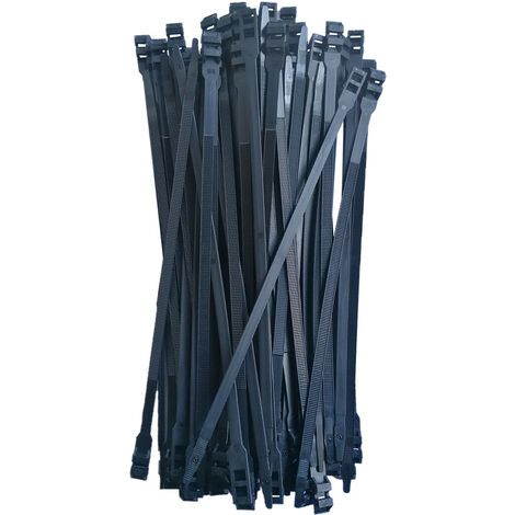 Colliers serre-cables attache fils 9.0 x 360 mm - 100 pièces (1/2)